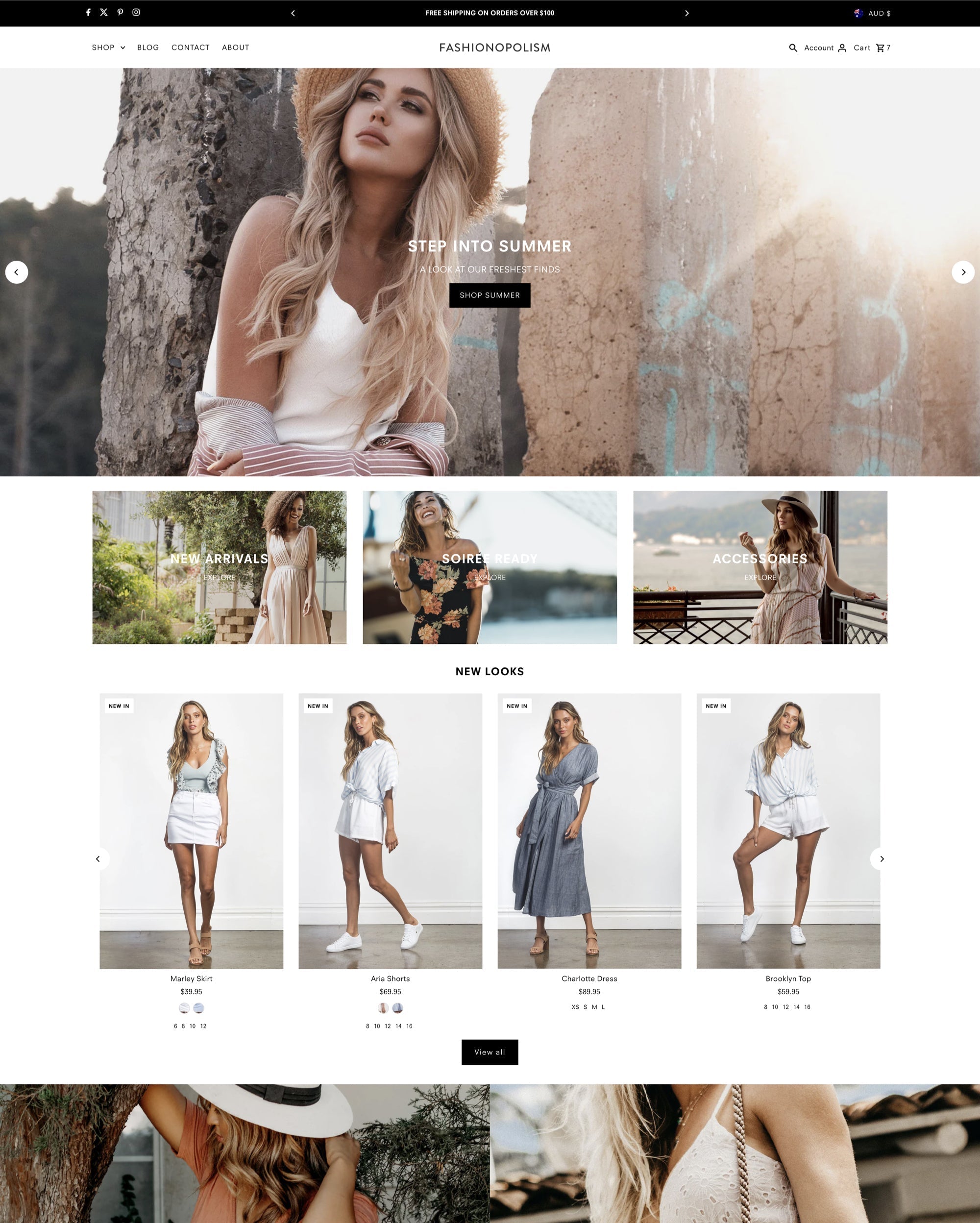 Fashion e-commerce redesign